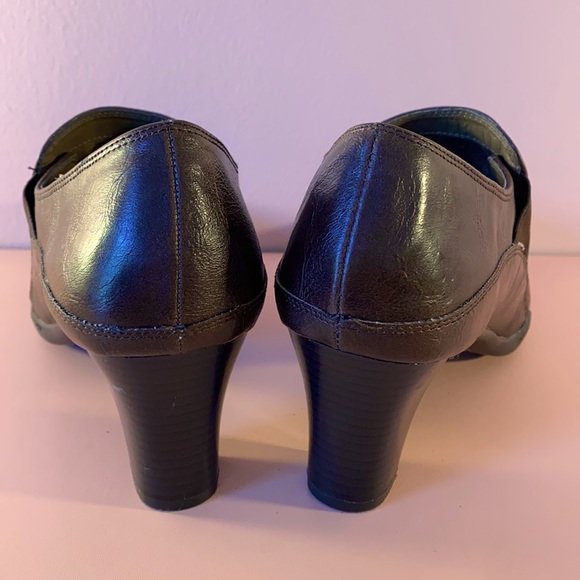 Aerosoles Cingle File Women Sable Brown Heel Bootie Shoe with side zip Size 9.5M - Picture 3 of 7